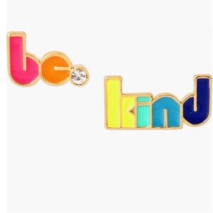 Kurt Geiger Multicolor 'Be Kind' Earrings